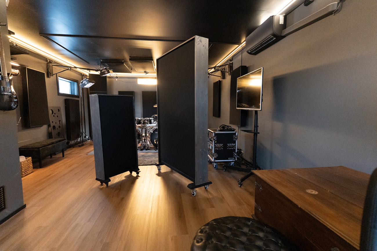 DIY Gobos built for modular acoustic treatment options